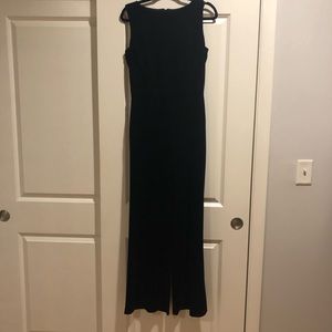 Black Velvet Jumpsuit